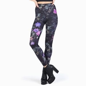 "Garden of the Dead (Purple)" Blackmilk Leggings